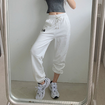 All-match sweatpants trousers womens summer loose beam feet spring and autumn and summer wide-legged American high street Harlan casual sweatpants