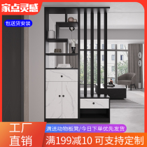 Nordic entrance cabinet Modern entrance cabinet Living room partition cabinet Modern hollow door hall cabinet shoe cabinet one can be customized
