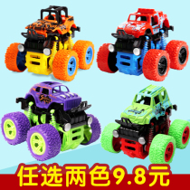 Back car inertia off-road vehicle childrens toy car baby car dump car anti-fall boy model car