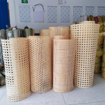 Hollowed-out bamboo woven decoration ceiling bamboo mat wedding arrangement Minjuku hotel farmhouse Ledecorative screen partition mesh customization