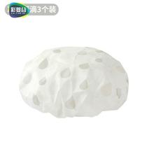 Shower cap female waterproof bath head cover cute Korean shower cap adult household shower cap bath cap lampblack cap