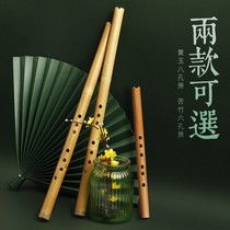 Zero Foundation entry hole portable bitter bamboo short Xiao Di beginner mini ancient style six F tune national music instrument