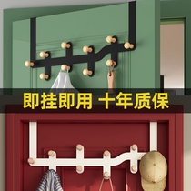 Door rear hanger wall hanging wall wall-mounted free of punching clothes containing bedroom door cloak cap entrance to the door of the house