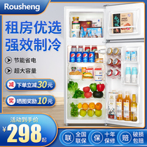 Refrigerator Household dormitory rental refrigerator double door office three door refrigerator Energy saving large capacity