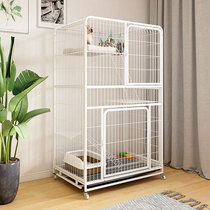 Cat cage Villa Luxury cat cage Home indoor with toilet one large free space can put cat litter basin