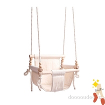 Baby swing indoor hanging chair Infant small hanging basket swing Childrens baby fabric rocking chair