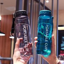 Plastic water Cup male high temperature resistant plastic cup female portable simple sports Cup fitness large scale water bottle