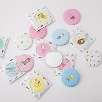 10 3 9 Cartoon Portable Small Mirror Horse Mouth Iron Cosmetic Mirror Carry-on Mini Beauty Mirror Cute