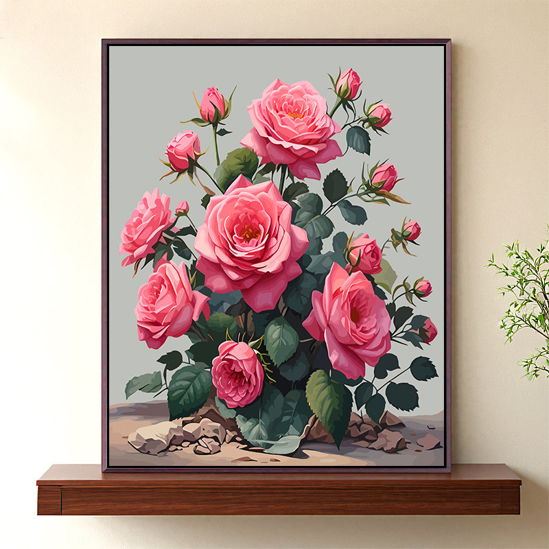 玫瑰花手绘油画-玫瑰花手绘油画促销价格、玫瑰花手绘油画品牌- 淘宝
