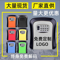 Furnishing password key box Minegate doorway wall-mounted cat eye worksite burglar-proof temporary code lock release keybox