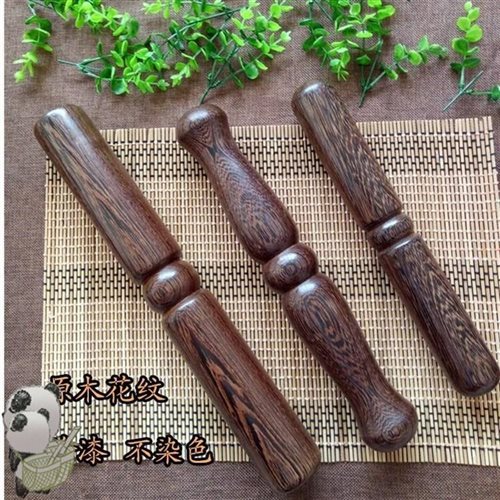 Solid wood mahogany tai chi ruler Solid wood tai chi stick Raising A raw rod Tai chi ruler Kung fu stick health stick Tai chi stick