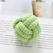 Dog toy knot grinding teeth bite-resistant teeth woven ball Teddy golden hair big small and medium dog pet cotton rope toy