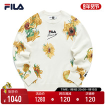 FILA X VAN GOGH MUSEUM womens woven shirt spring 2022 new pullover sweater top