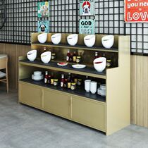 Cabinet restaurant Haidilao box barbecue side cabinet table hot pot seasoning table fruit dipping table cold dish spicy hot pot