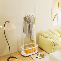 Roll-shaped hanger rack Bedroom Costume Cap rack Northern European Living Room Clothes Single-pole rack