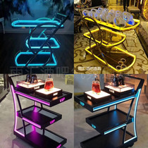 Yuhui Bar Nightclub KTV Entertainment Place 3 floors LED luminous cart out wine car spot shelf