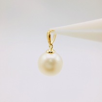Japan AKoya Pearl 18K yellow gold white gold base pendant processing 2 weeks(pearl necklace is not included)