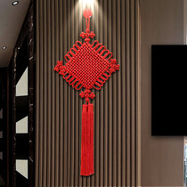 China knot door pendant living room large high-end safe porch new home decoration red auspicious knot