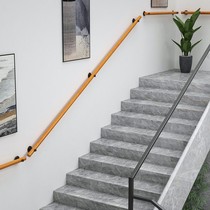 Simple Wall stairs solid wood handrail home indoor non-slip handle children elderly safety barrier-free wooden handrail