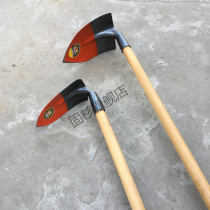 Agricultural ditching Ridge triangular hoe garden art Eagle mouth hoe planting vegetables ditch tip digging ditch hoe repair tool