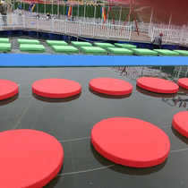 Scenic Outdoor Water Expansion of Myanmar Bridge Floating Pantle Bridge Network Red Bridge Swaying Bridge Parent-child Interactive Water Trespass Equipment