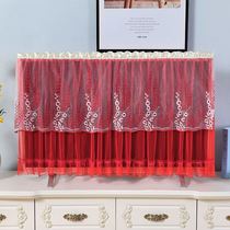 TV Hood boot does not take desktop hanging universal LCD TV dust cover lace TV cover cloth
