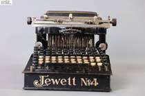 1897 rare American original Jewett two-color keyboard antique mechanical typewriter genuine collection