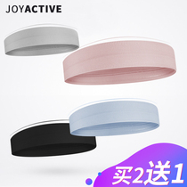 Sports hair band female sweat-absorbing running fitness yoga non-slip anti-sweat hair hair headband male Tide sweat head scarf head cover wear