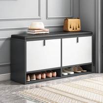 Home door change shoe stool light luxury shoe cabinet stool integrated door wear shoe stool can sit bench rectangular door