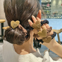 South Korea East Gate trend gathering place sweet and cute suede love ponytail hair headwear female Japanese and Korean hair accessories