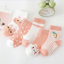 Spring autumn and winter Four Seasons childrens socks cotton boys socks girls baby baby socks factory direct sales