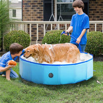  Dog bath tub Medium French bucket Large dog bucket Bath tub Swimming pool medicine tub Foldable pet bath tub