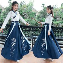 New Hanfu female fairy ancient style super fairy students Chinese style fresh and elegant whole set of fairy costume