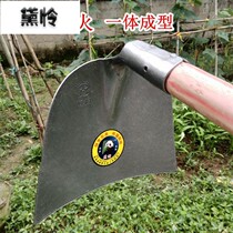  Construction site all-steel cement hoe digging sand hoe ditching turning over weeding planting vegetables farmers hoe triangle rake