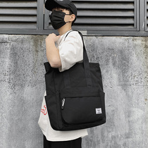 Han Edition Single Shoulder Bag Mens Large Capacity Leisure 100 Hitch Computer Bag Day Department Brief Tote Bag Schoolgirl Remedial Package