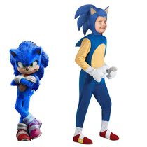 Halloween Kids Costume Hedgehog Cartoon Sonic Kid cosplay Game Role Playing Clothes
