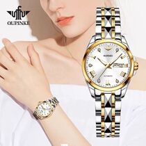  Swiss Longines Ming Carpenter watch Womens automatic mechanical watch Waterproof luminous fashion Tungsten steel Fang Shanyi Womens watch