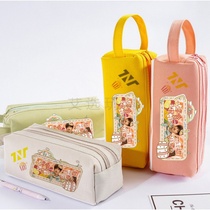 TNT Age Youth League Pen Bag Song Yaxuan Liu Yaowen Ma Jiaqi Stationery Bag Large Capacity Middle School Student Stationery Case