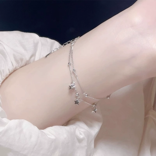 Браслет, изысканное ювелирное украшение, серебро 925 пробы, простой и элегантный дизайн, легкий роскошный стиль, изысканный стиль, коллекция 2023