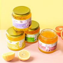 Cup mouth spiced honey lemon tea grapefruit tea passion fruit tea peach oolong tea jam Tea Series 500g jar