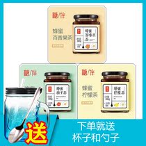 Honey passion fruit tea grapefruit lemon fruit tea 500g bottle hot and cold water can be soaked