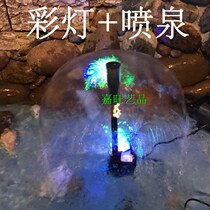 Solar fountain courtyard solar sprinkler solar automatic fountain mushroom landscape sprinkler aquarium fish tank