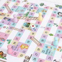 Kindergarten childrens game Flying chess adventure puzzle toy checkers big adventure roll dice table game