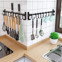 Kitchen Shelf shelf kitchen adhesive hook shelf free punch kitchen utensils storage rack wall-mounted adhesive hook hanging