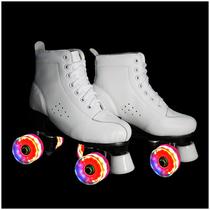 Ice rink adult 4-wheel double-row roller skates double-row Skates roller skates flash skates double-row skates