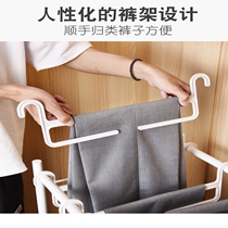 Pants storage floor pants rack Pants storage floor artifact finishing special rack pylons with wheels can be moved and retractable
