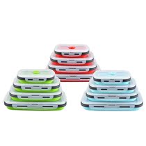 Plastic Food Storage Containers With Lids -4PC Silicone Coll