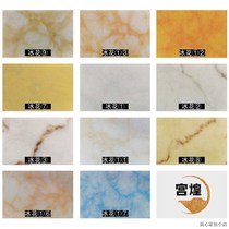 A Translucent stone ceiling ceiling aisle Artificial jade imitation natural marble light box sheet resin board Ice stone snow