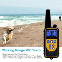 Rechargeable Waterproof Electronic Dog Training Collar Stop