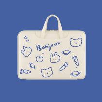  Cartoon laptop handbag Suitable for Apple mac Xiaomi air13 3 notebook Lenovo Xiaoxin pro 14 inch Huawei matebook 14 inch Dell Lingyue ASUS tour